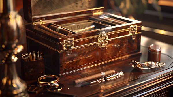 Cigar humidors and luxury accessories