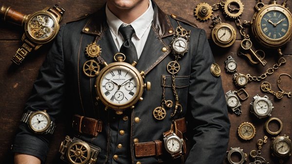 Steampunk clothes, watches, decors and accessories: summer deals